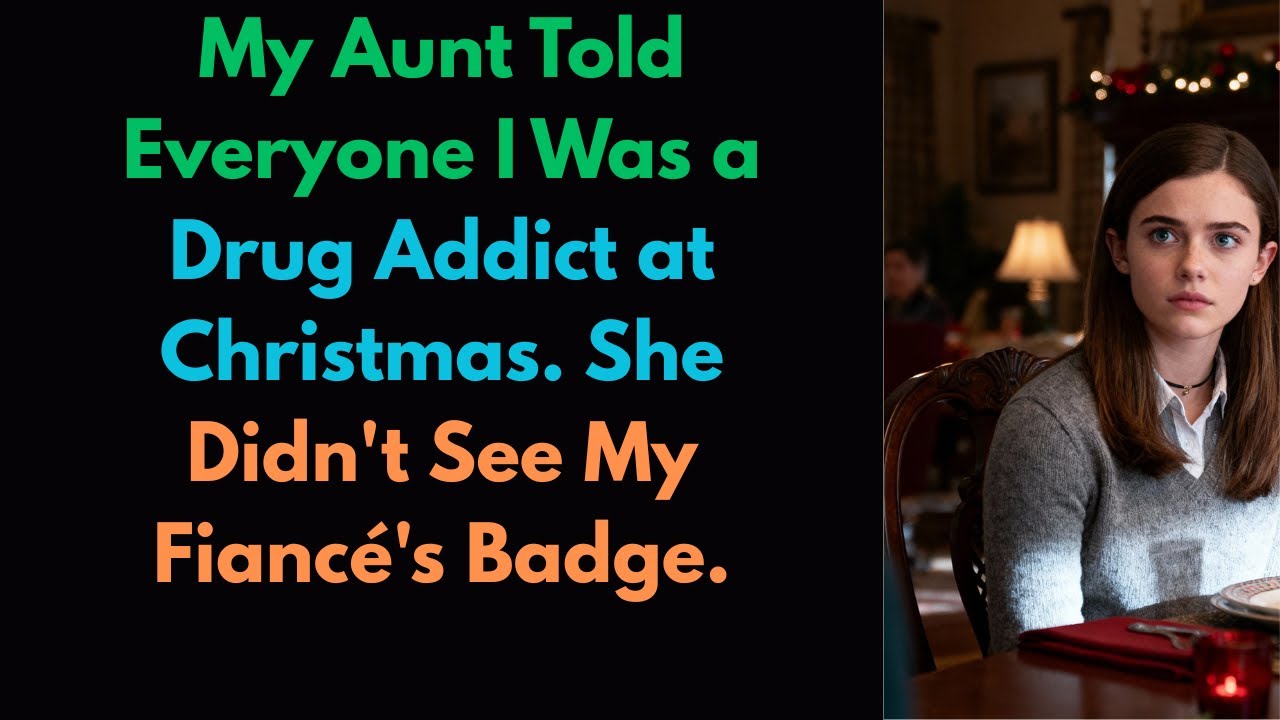 My Aunt Told Everyone I Was a Drug Addict at Christmas. She Didn't See My Fiancé's Badge