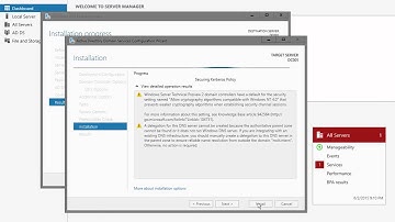 2. Installation / Configuration AD, DNS, DHCP on Windows Server Technical Preview 2 (10074)