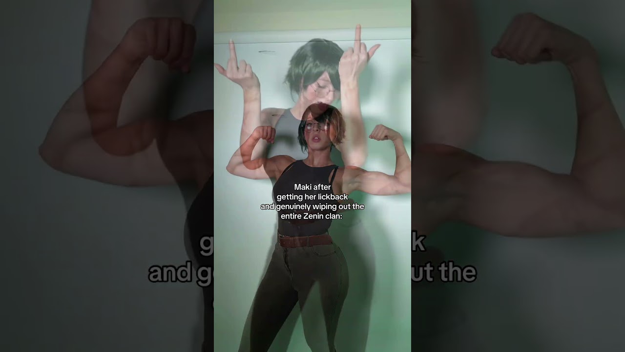 it was SO satisfying #makizenin #cosplay #jujutsukaisen #jjk