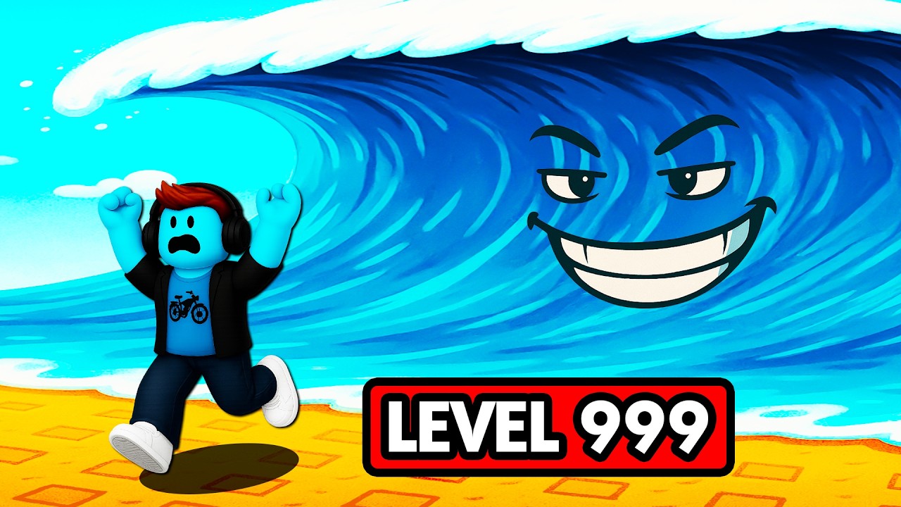 УРОВЕНЬ 1 против УРОВНЯ 999 ЦУНАМИ