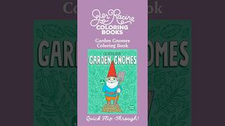 Garden Gnomes Coloring Book #gnomes #coloringbook #gnomesgarden #cutecoloring #coloringbookartist