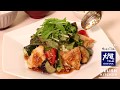 大戸屋さんの定番メニューのレシピ動画『鶏むね肉と野菜の香辛だれ』