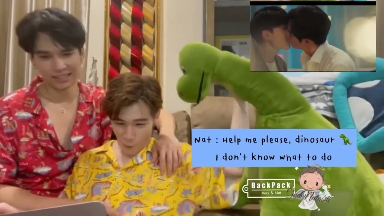 engsub MaxNat reaction | ZeeNunew Kissing Scene | Cutiepie Ep.8