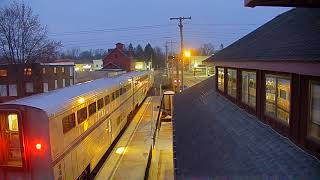 Amtk P371 Arriving Bangor Michigan 29 November 2022