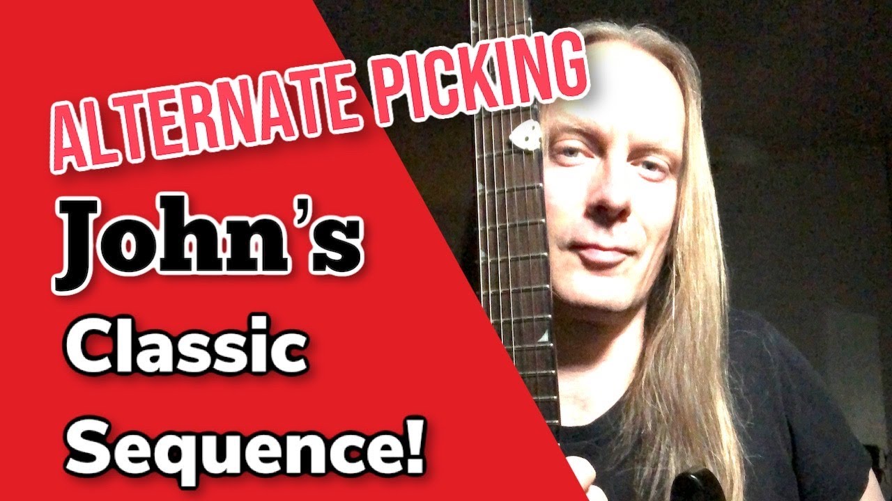 John McLaughlin alternate picking run DECODED!