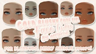 Face ID Codes for Girls (All Skin Tone) [] Brookhaven, Bloxburg, Berry  Avenue [] ROBLOX 