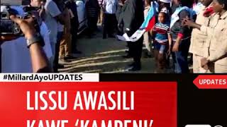 LISSU AWASILI KAWE | KAMPENI ZA CHADEMA