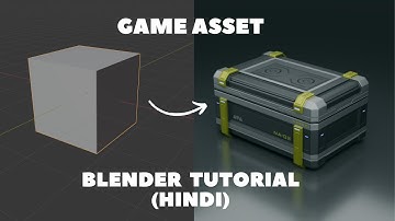 Blender Sci-Fi Box Game Asset – Part 2 (Hindi) | Blender UV Unwrap Tutorial