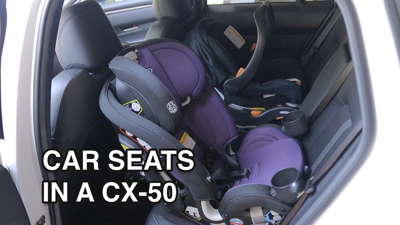 Can You Fit 3 Car Seats in the CX-50? | Testing Chicco and Graco Seats