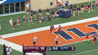 Mathhew Bailey With the PICK-6 vs. S. Illinois | Illinois Football