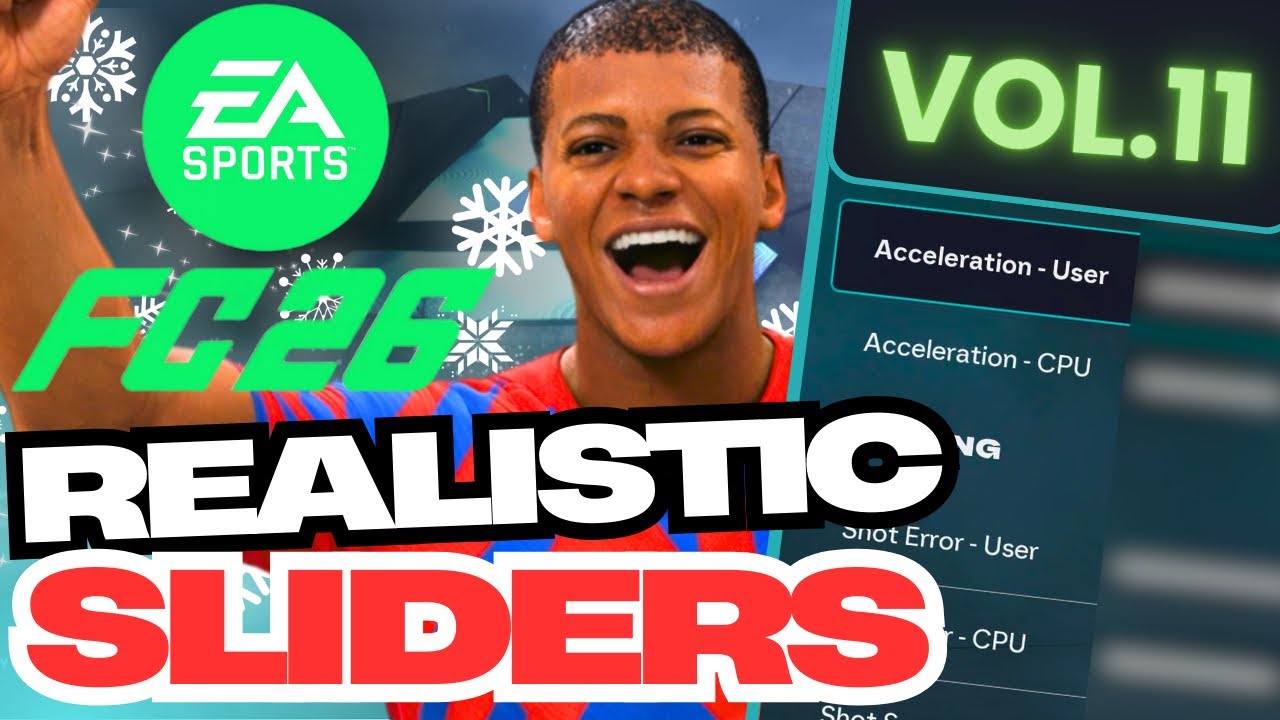 Лучшие ползунки и настройки для FC26, которые помогут вам в 2026 году.