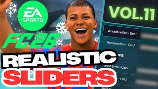 The BEST FC26 SLIDERS \u0026 Settings to see you into 2026