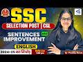 SSC Selection Post Phase 14 | English | Sentences Improvement | Lecture 21 | Complete Solution