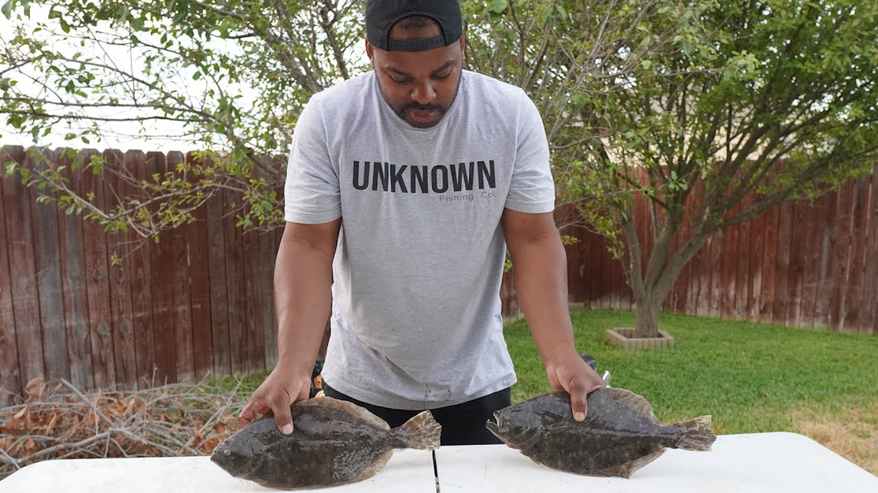Texas Flounder Catch Clean & Cook
