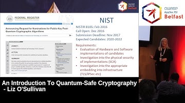 AppSec EU 2017 An Introduction To Quantum Safe Cryptography by Liz O