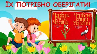Червона книга України. Дітям про Червону книгу. Їх потрібно оберігати!