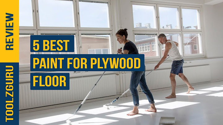 What to use in painting plywood top flooring