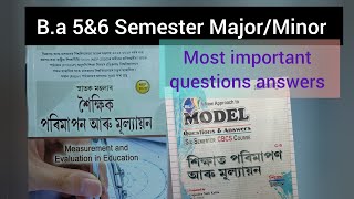 B.a 5th semester Major Education C-11 Most important questions answers final Exam