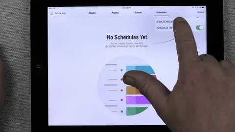 PowerView: scheduling scenes - Sunrise/Sunset