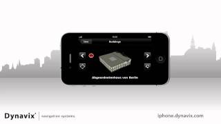 Dynavix iPhone navigation: Design