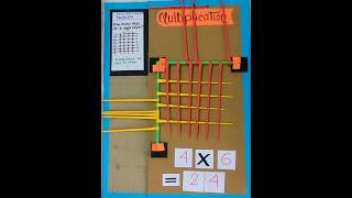 working model of multiplication/TLM of multiplication. #multiplication #tlm #shorts