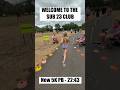 Sub 23 mins 5km Parkrun. 36 second PB for 9 year old