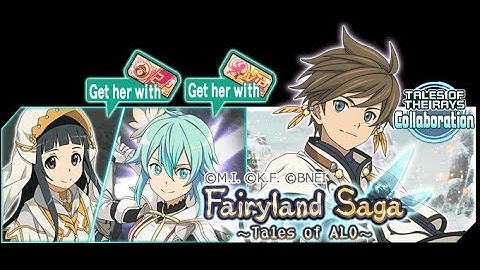Sword Art Online Memory Defrag - Fairyland Saga Tales of ALO event full story