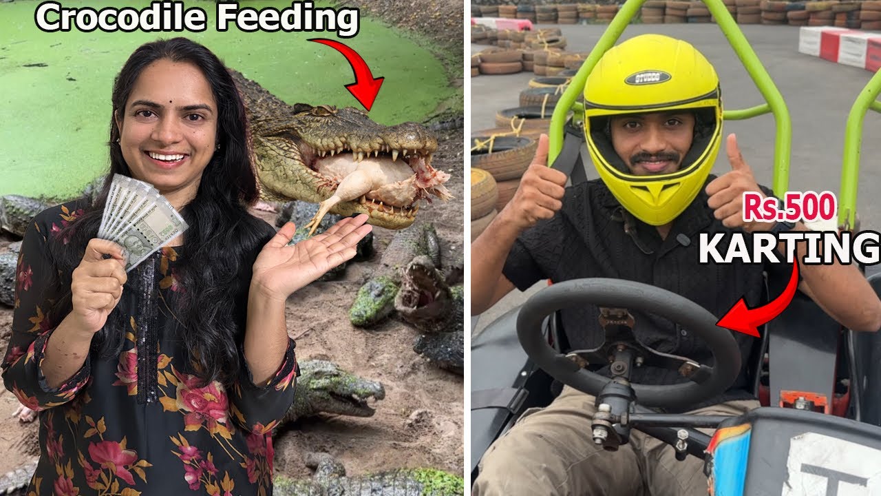 Rs.1000 in ECR Chennai😍Crocodile Bank | Go Karting |JTS
