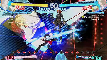 Yu Narukami triple cross slash combo P4AU