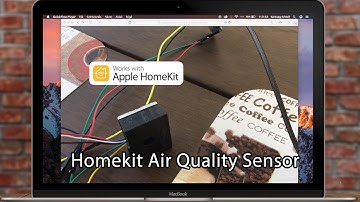 Homekit Outdoor Air Quality Sensor test using ESP8266 and HAP-NodeJS