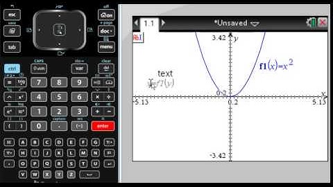 TI-nspire Tutorial - Graphing Inverses
