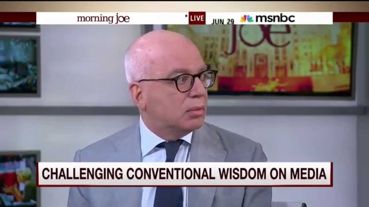 Mike Barnicle with journalist Michael Wolff on Morning Joe (29 June 2015)