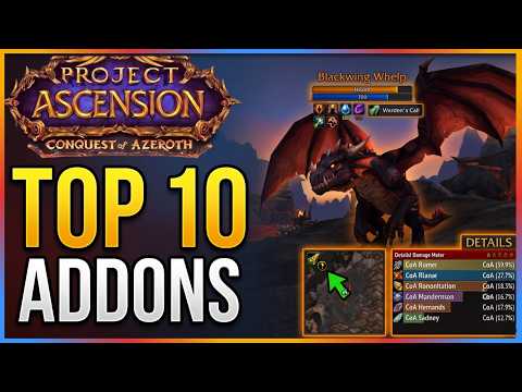 Don't Play Without These 10 Addons! 🗺️ CoA Ascension WoW