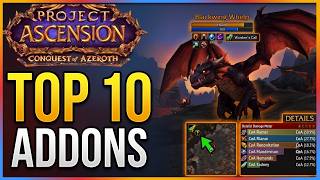 Don't Play Without These 10 Addons! 🗺️ CoA Ascension WoW