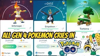 All Gen 4 Pokemon Cries Found in Pokemon Go APK!