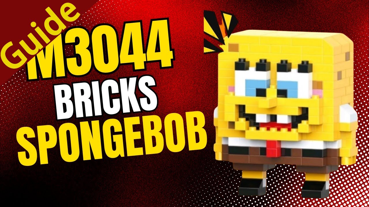 [Guide] How to Build SpongeBob LEGO Mini! 🧽 M3044 Bricks Tutorial