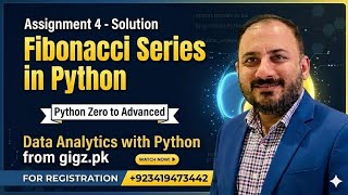 Full Python Zero to Advanced | Assignment 4 Solution| Fibonacci Series in Python #w3skillset #gigz  Guide
