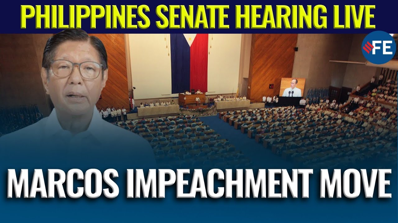 Philippines Senate Live: House Panel Clears First Impeachment Complaint vs Marcos