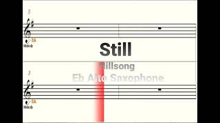 Still  Eb Alto Saxophone  Play Along  Sheet   Backing Track