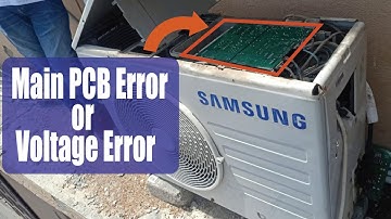 Samsung inverter AC E483 compressor not start /outdoor Main PCB error
