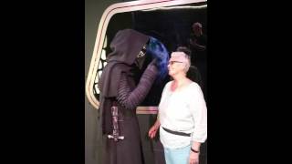 Video Thumbnail for My Mom meeting Kylo Ren at Disney Hollywood Studios.