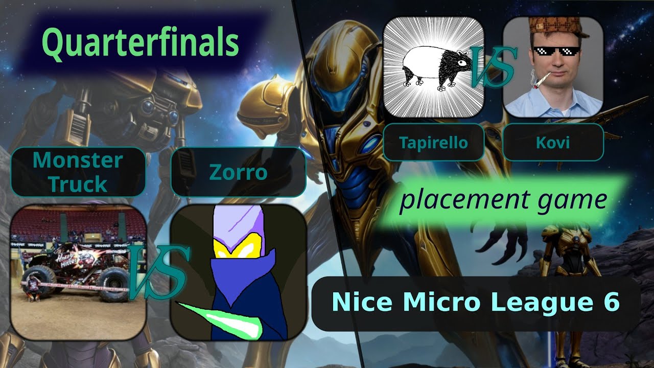 [NML6] round 6, stream 2 of Nice Micro Leauge 6 (StarCraft: Remastered ...