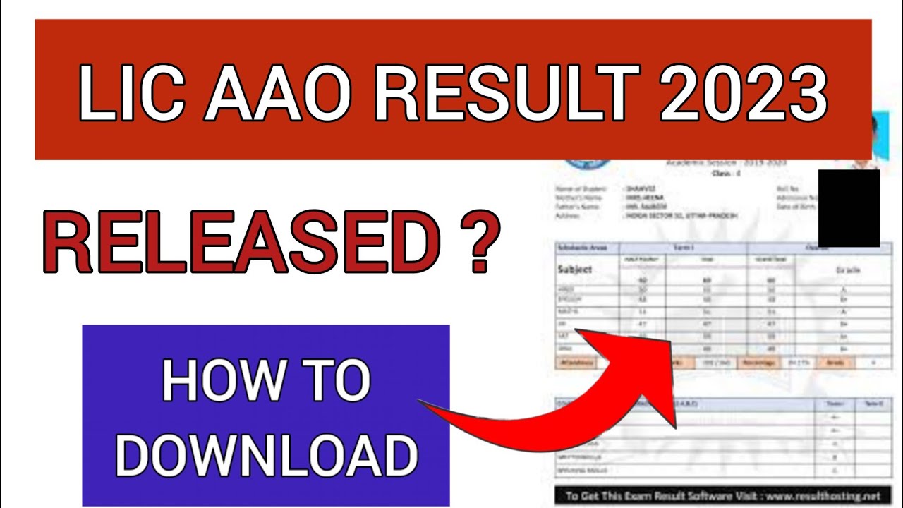 LIC AAO Result 2023 | How To Check LIC AAO Result 2023 - YouTube