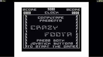 Crazy Foota 1987Computape DRAGON DATA LTD DRAGON 32 64 COMPUTER