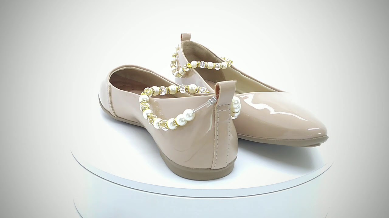 sapatilha bico fino com tornozeleira