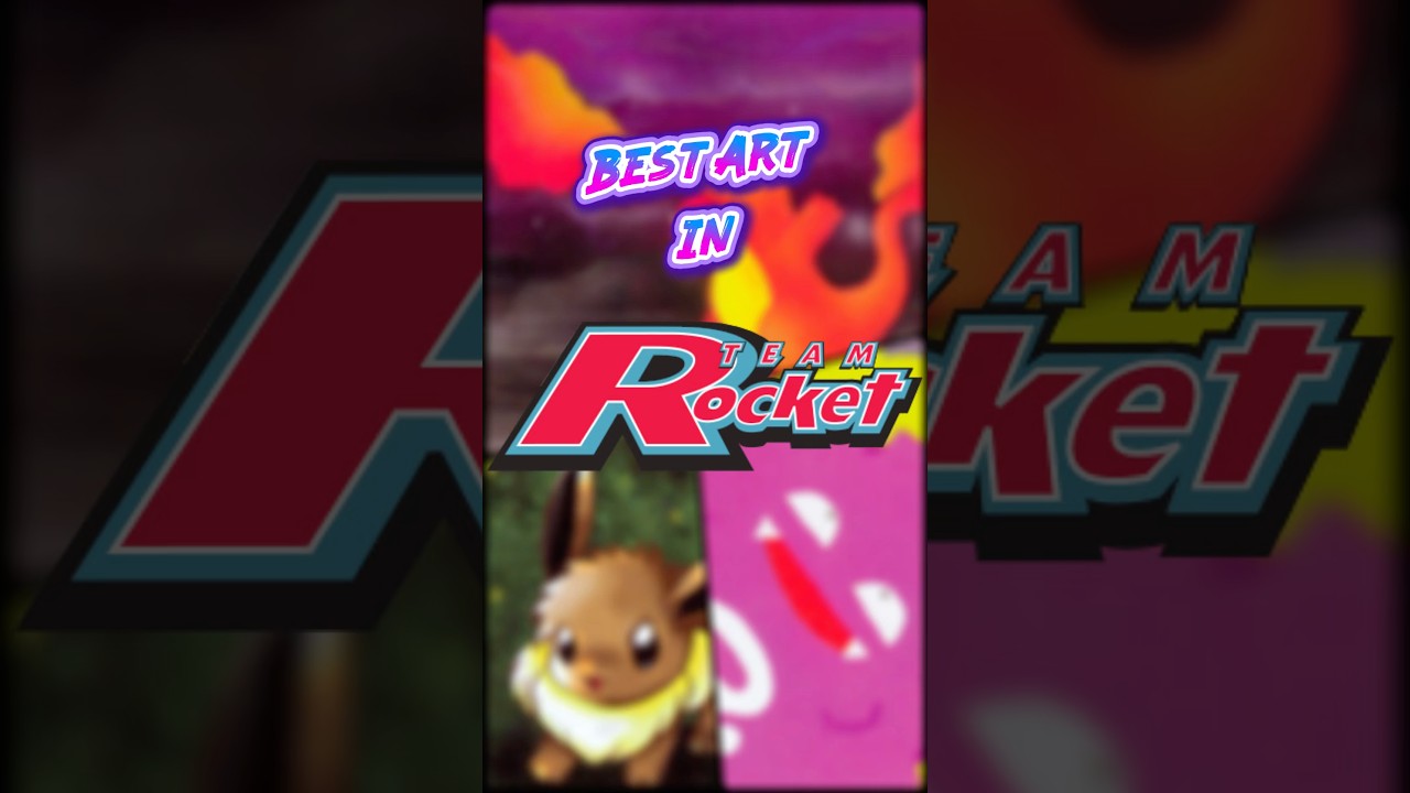 Top 5 Pokemon TCG Artworks - Team Rocket Edition