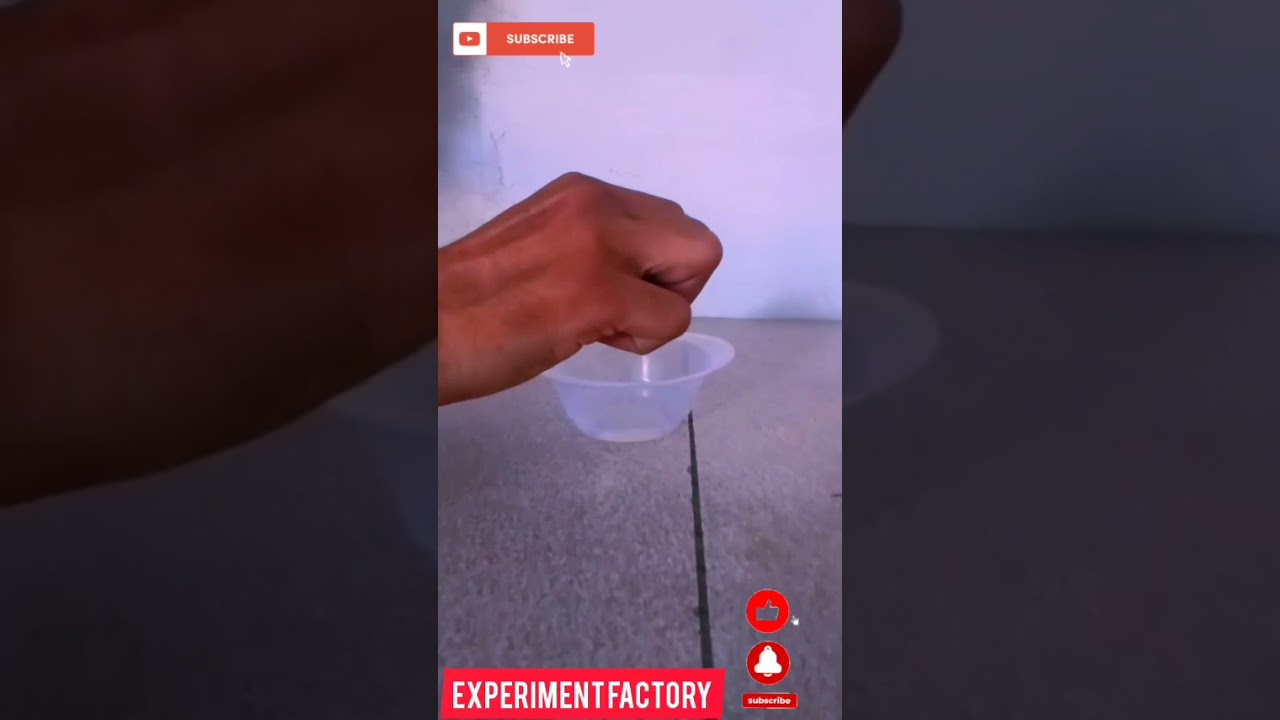 Youtube Logo On Paper From Lemon Juice || Experiment factory