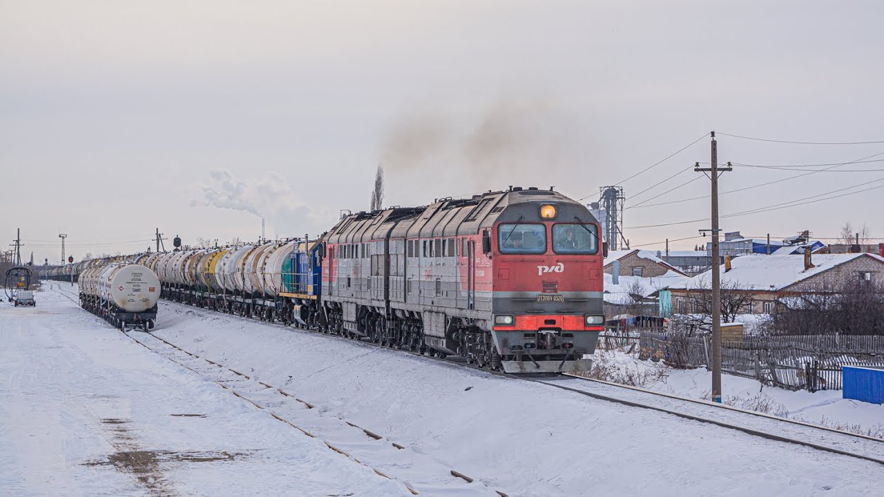 2тэ116у-0320 с перегонкой тэм2ум-197 по перегону Аллагуват-Стерлитамак 