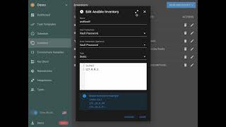 What's new in Semaphore UI 2.10.43 - Expandable Task Log and Inventory dialogs
