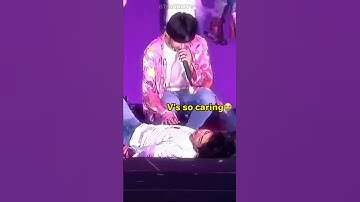 Jungkook fainted on the stage And Taehyung